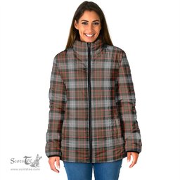 Scottish MacRae Hunting Weathered Clan Tartan Padded Jacket - Tartan Plaid Jacket Scotstee Shop - Tartan Plaid - scotstee.com
