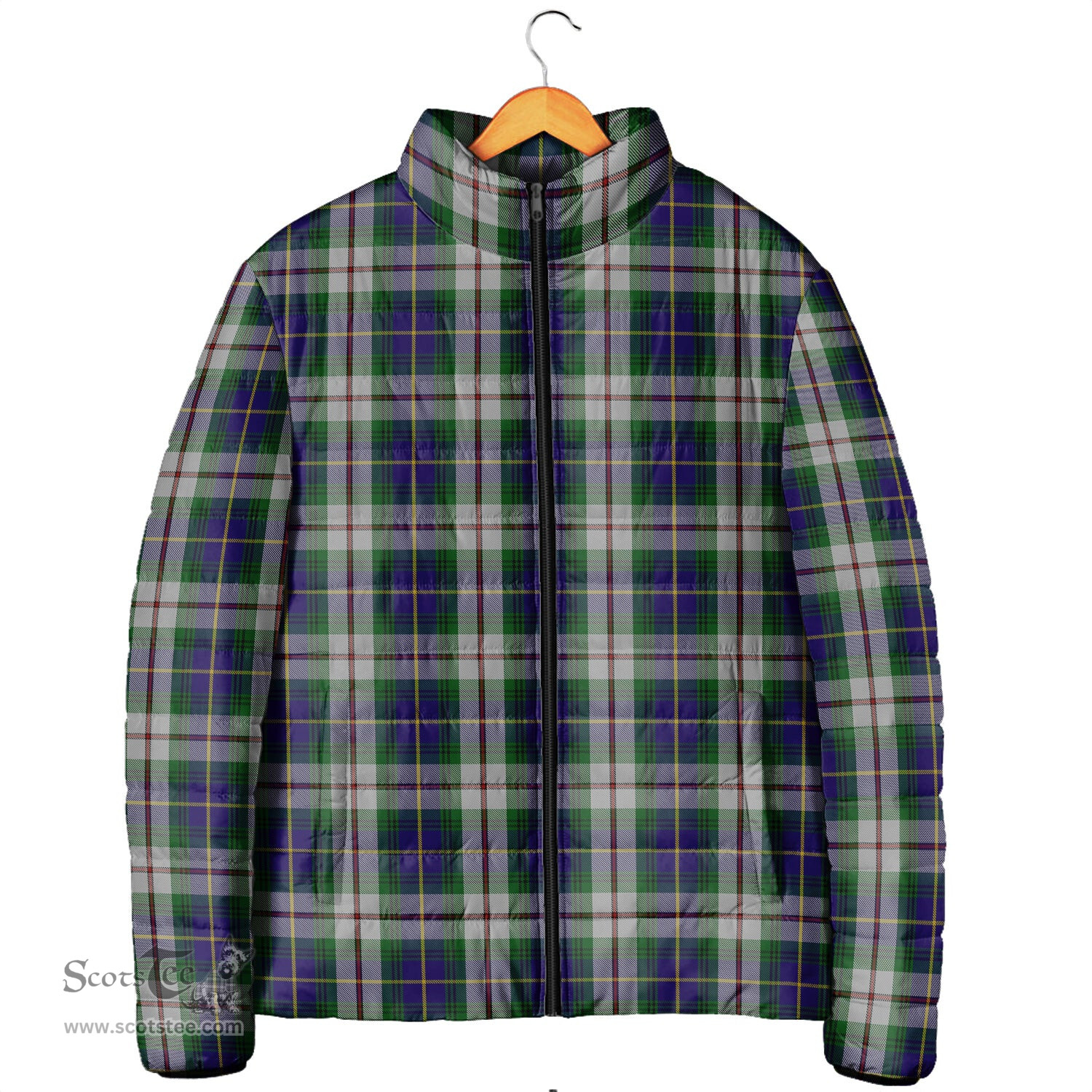 Scottish MacLeod Of Californian Clan Tartan Padded Jacket - Tartan Plaid Jacket Scotstee Shop - Tartan Plaid - scotstee.com