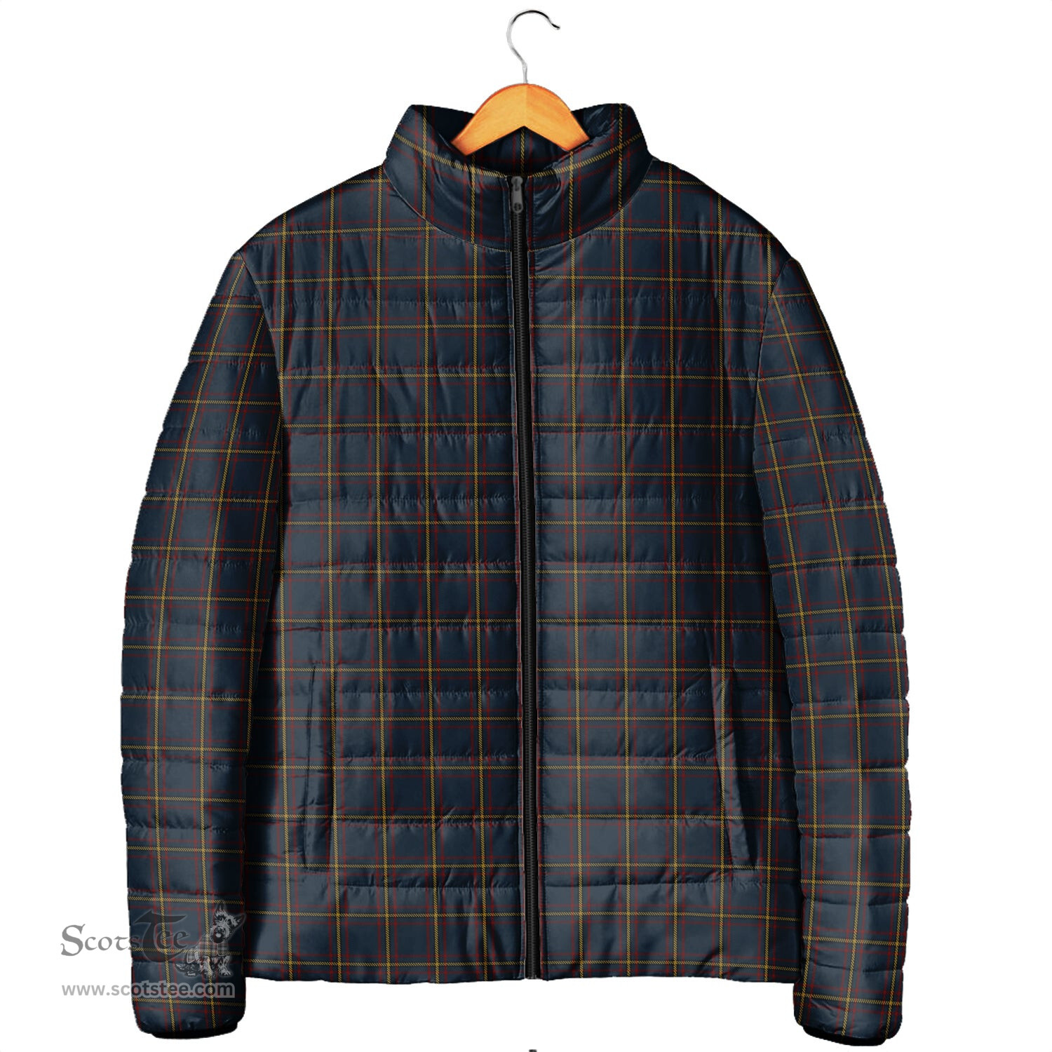 Scottish MacLaine of Lochbuie Hunting Clan Tartan Padded Jacket - Tartan Plaid Jacket Scotstee Shop - Tartan Plaid - scotstee.com