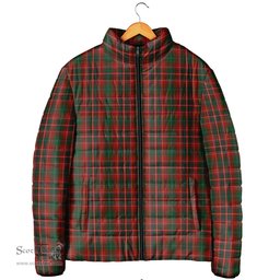 Scottish MacInnes Hastie Clan Tartan Padded Jacket - Tartan Plaid Jacket Scotstee Shop - Tartan Plaid - scotstee.com