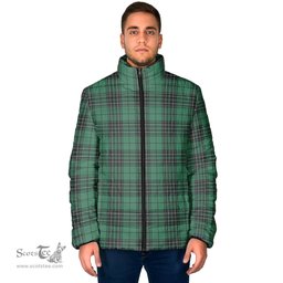 Scottish MacLean Hunting Ancient Clan Tartan Padded Jacket - Tartan Plaid Jacket Scotstee Shop - Tartan Plaid - scotstee.com