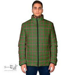 Scottish MacKinnon Hunting Modern Clan Tartan Padded Jacket - Tartan Plaid Jacket Scotstee Shop - Tartan Plaid - scotstee.com