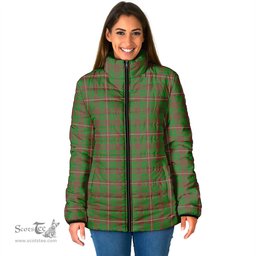 Scottish MacKinnon Hunting Modern Clan Tartan Padded Jacket - Tartan Plaid Jacket Scotstee Shop - Tartan Plaid - scotstee.com
