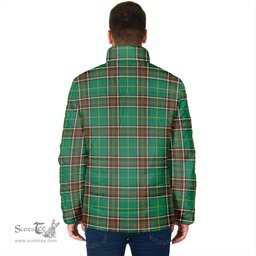 Scottish Newfoundland And Labrador Province Canada Clan Tartan Padded Jacket - Tartan Plaid Jacket Scotstee Shop - Tartan Plaid - scotstee.com