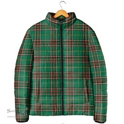 Scottish Newfoundland And Labrador Province Canada Clan Tartan Padded Jacket - Tartan Plaid Jacket Scotstee Shop - Tartan Plaid - scotstee.com