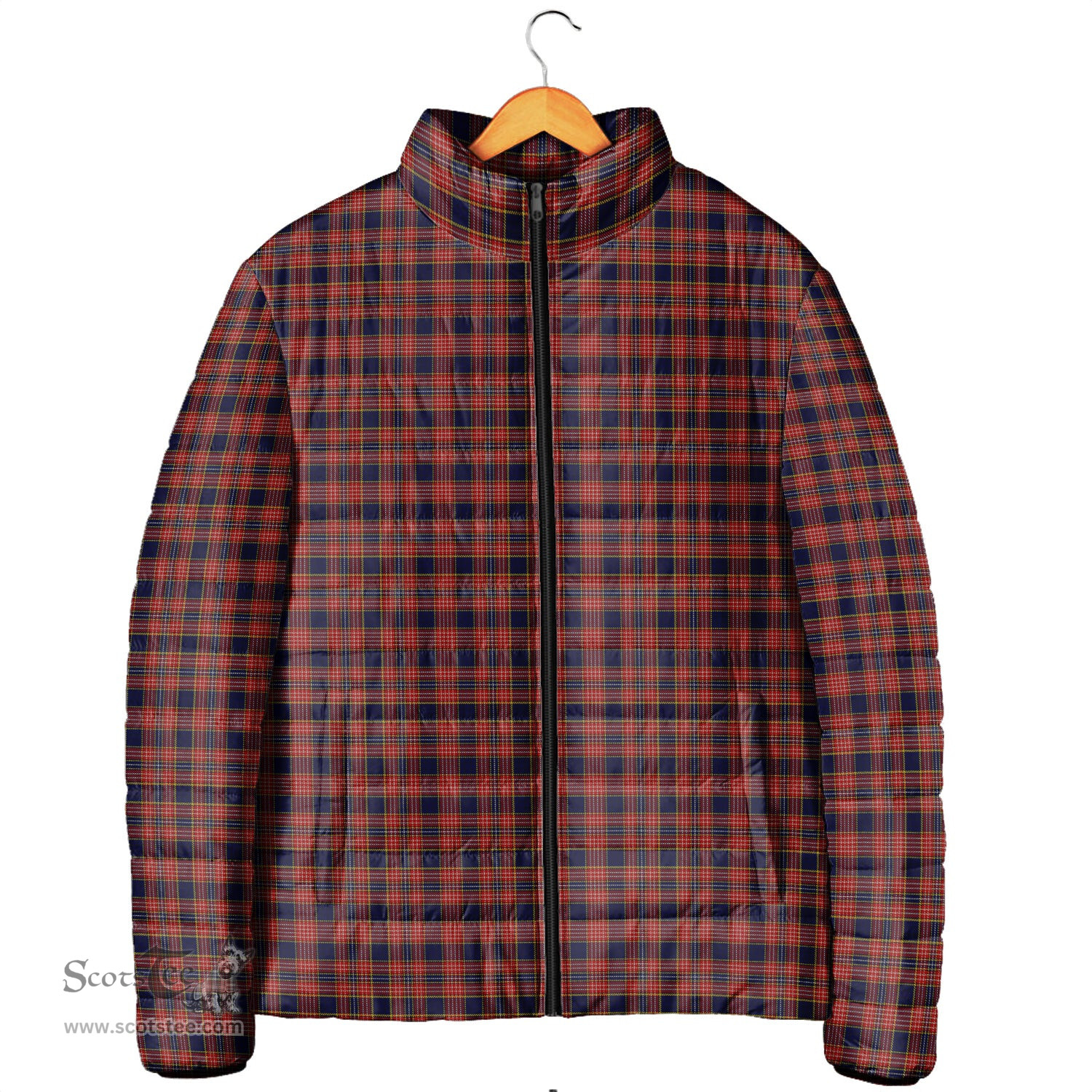 Scottish Ogilvie (Ogilvy) Clan Tartan Padded Jacket - Tartan Plaid Jacket Scotstee Shop - Tartan Plaid - scotstee.com