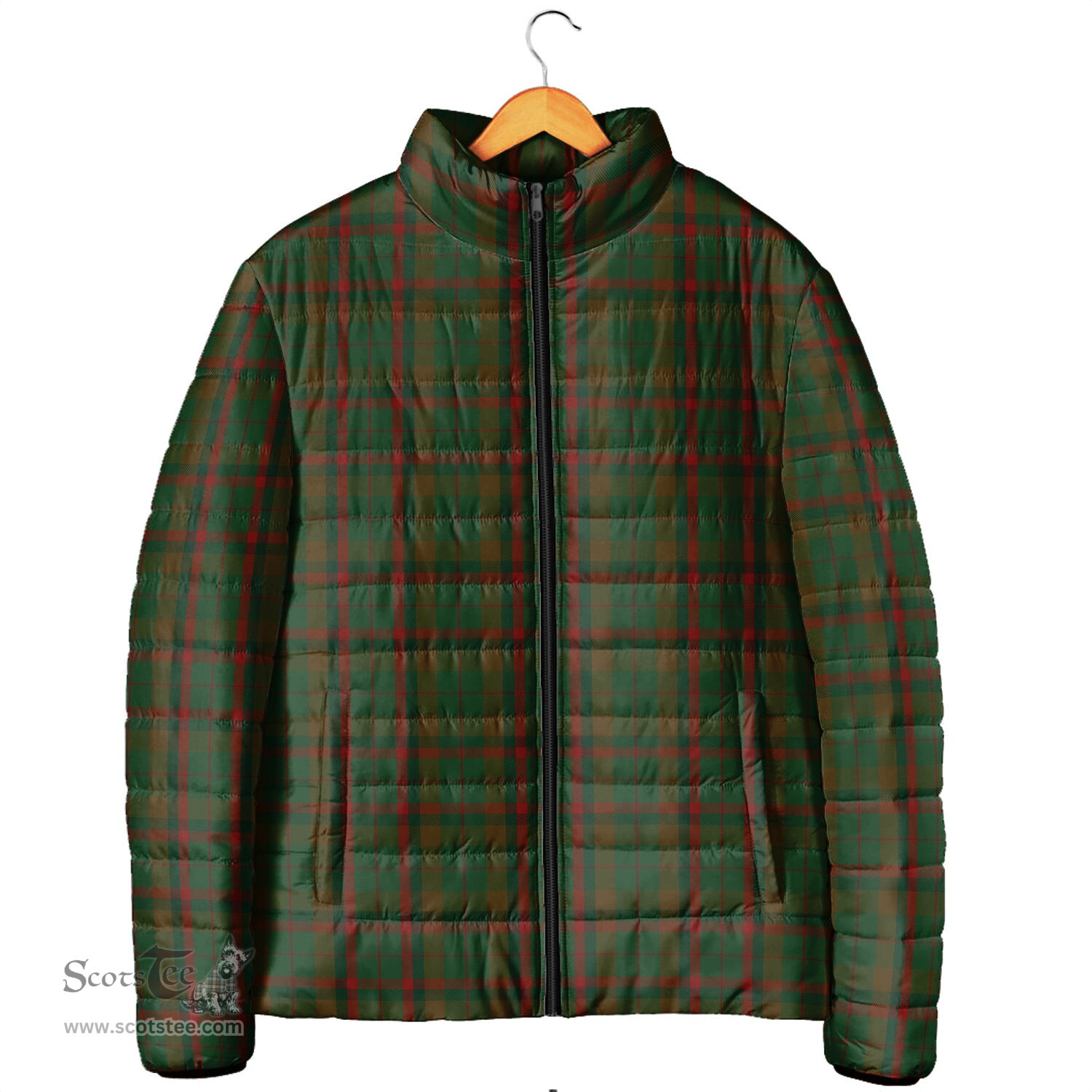 Scottish Macnaughton Hunting Clan Tartan Padded Jacket - Tartan Plaid Jacket Scotstee Shop - Tartan Plaid - scotstee.com