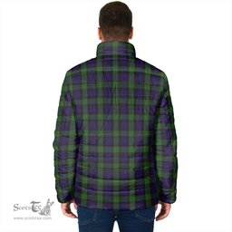 Scottish Nicolson Green Hunting Clan Tartan Padded Jacket - Tartan Plaid Jacket Scotstee Shop - Tartan Plaid - scotstee.com