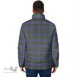 Scottish Ogilvie (Ogilvy) Hunting Modern Clan Tartan Padded Jacket - Tartan Plaid Jacket Scotstee Shop - Tartan Plaid - scotstee.com
