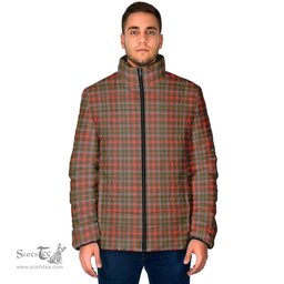 Scottish MacIntosh Hunting Weathered Clan Tartan Padded Jacket - Tartan Plaid Jacket Scotstee Shop - Tartan Plaid - scotstee.com