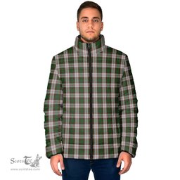 Scottish MacKinnon Dress Clan Tartan Padded Jacket - Tartan Plaid Jacket Scotstee Shop - Tartan Plaid - scotstee.com
