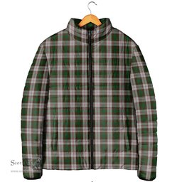 Scottish MacKinnon Dress Clan Tartan Padded Jacket - Tartan Plaid Jacket Scotstee Shop - Tartan Plaid - scotstee.com