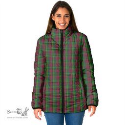 Scottish Pope of Wales Clan Tartan Padded Jacket - Tartan Plaid Jacket Scotstee Shop - Tartan Plaid - scotstee.com