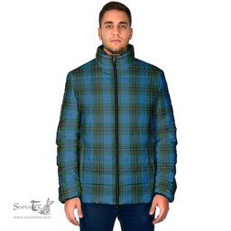 Scottish Murray of Elibank Clan Tartan Padded Jacket - Tartan Plaid Jacket Scotstee Shop - Tartan Plaid - scotstee.com