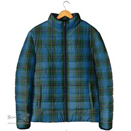 Scottish Murray of Elibank Clan Tartan Padded Jacket - Tartan Plaid Jacket Scotstee Shop - Tartan Plaid - scotstee.com