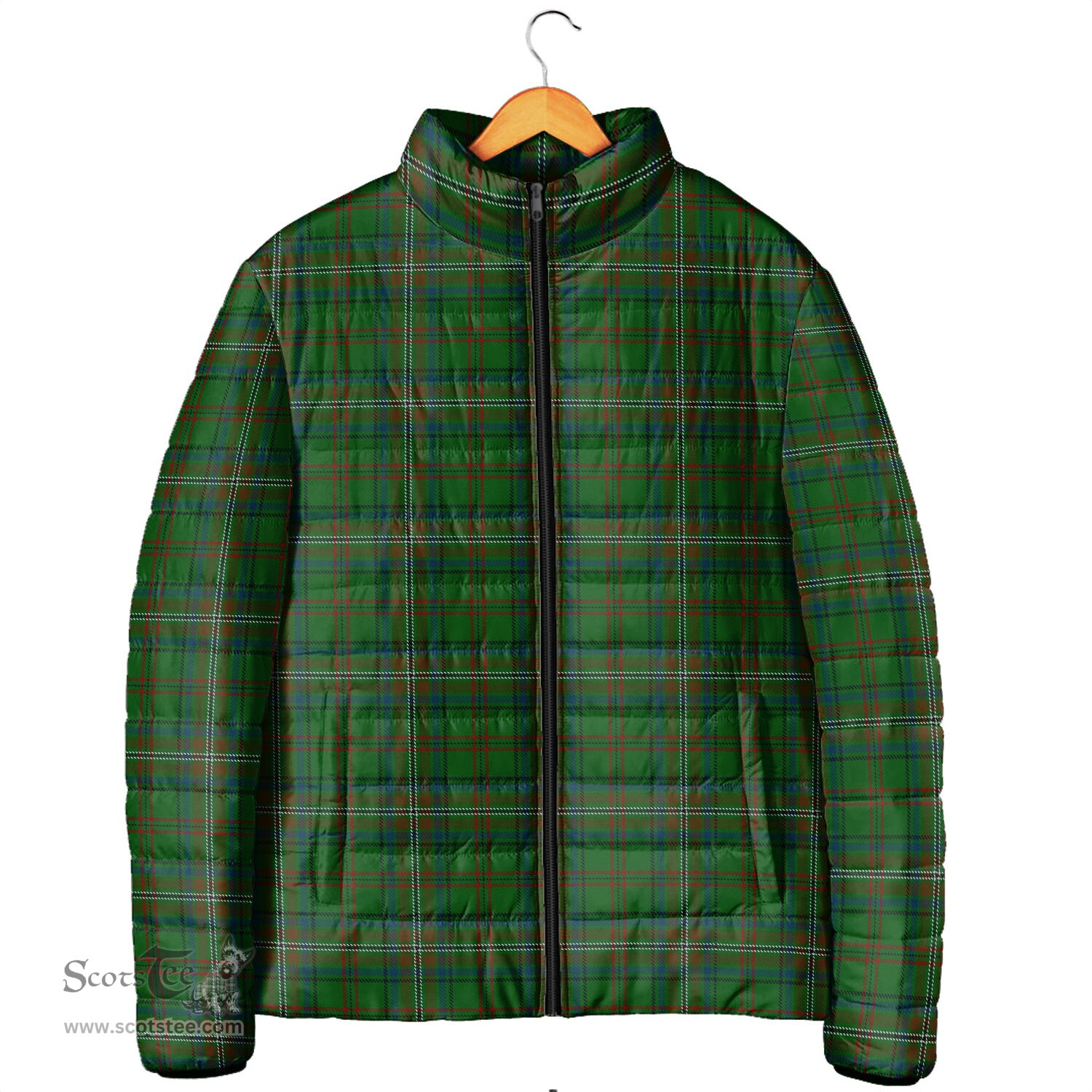 Scottish McClure Hunting Clan Tartan Padded Jacket - Tartan Plaid Jacket Scotstee Shop - Tartan Plaid - scotstee.com