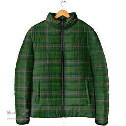 Scottish McClure Hunting Clan Tartan Padded Jacket - Tartan Plaid Jacket Scotstee Shop - Tartan Plaid - scotstee.com