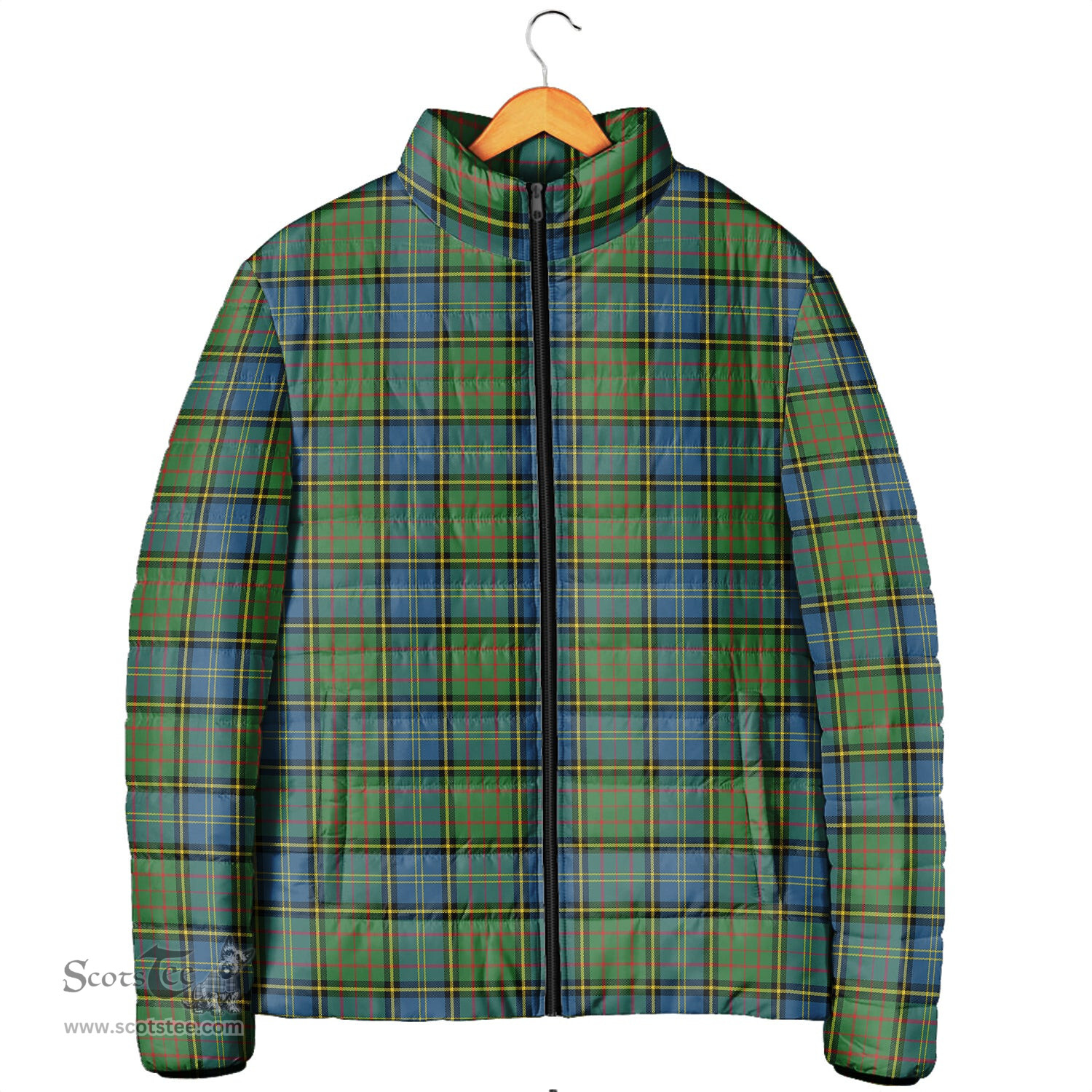 Scottish MacMillan Hunting Ancient Clan Tartan Padded Jacket - Tartan Plaid Jacket Scotstee Shop - Tartan Plaid - scotstee.com