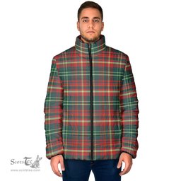 Scottish New Brunswick Province Canada Clan Tartan Padded Jacket - Tartan Plaid Jacket Scotstee Shop - Tartan Plaid - scotstee.com