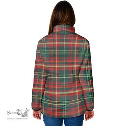 Scottish New Brunswick Province Canada Clan Tartan Padded Jacket - Tartan Plaid Jacket Scotstee Shop - Tartan Plaid - scotstee.com