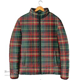 Scottish New Brunswick Province Canada Clan Tartan Padded Jacket - Tartan Plaid Jacket Scotstee Shop - Tartan Plaid - scotstee.com