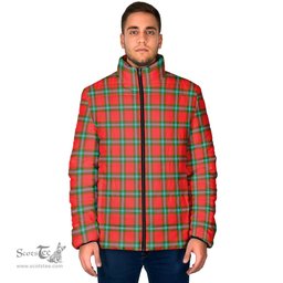 Scottish MacLaine of Loch Buie Clan Tartan Padded Jacket - Tartan Plaid Jacket Scotstee Shop - Tartan Plaid - scotstee.com