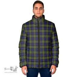 Scottish MacLaren Modern Clan Tartan Padded Jacket - Tartan Plaid Jacket Scotstee Shop - Tartan Plaid - scotstee.com