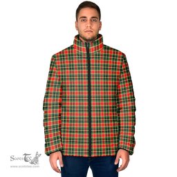 Scottish MacLachlan Hunting Modern Clan Tartan Padded Jacket - Tartan Plaid Jacket Scotstee Shop - Tartan Plaid - scotstee.com