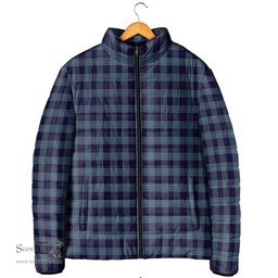 Scottish Roberts of Wales Clan Tartan Padded Jacket - Tartan Plaid Jacket Scotstee Shop - Tartan Plaid - scotstee.com