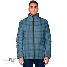 Scottish Matheson Hunting Ancient Clan Tartan Padded Jacket - Tartan Plaid Jacket Scotstee Shop - Tartan Plaid - scotstee.com