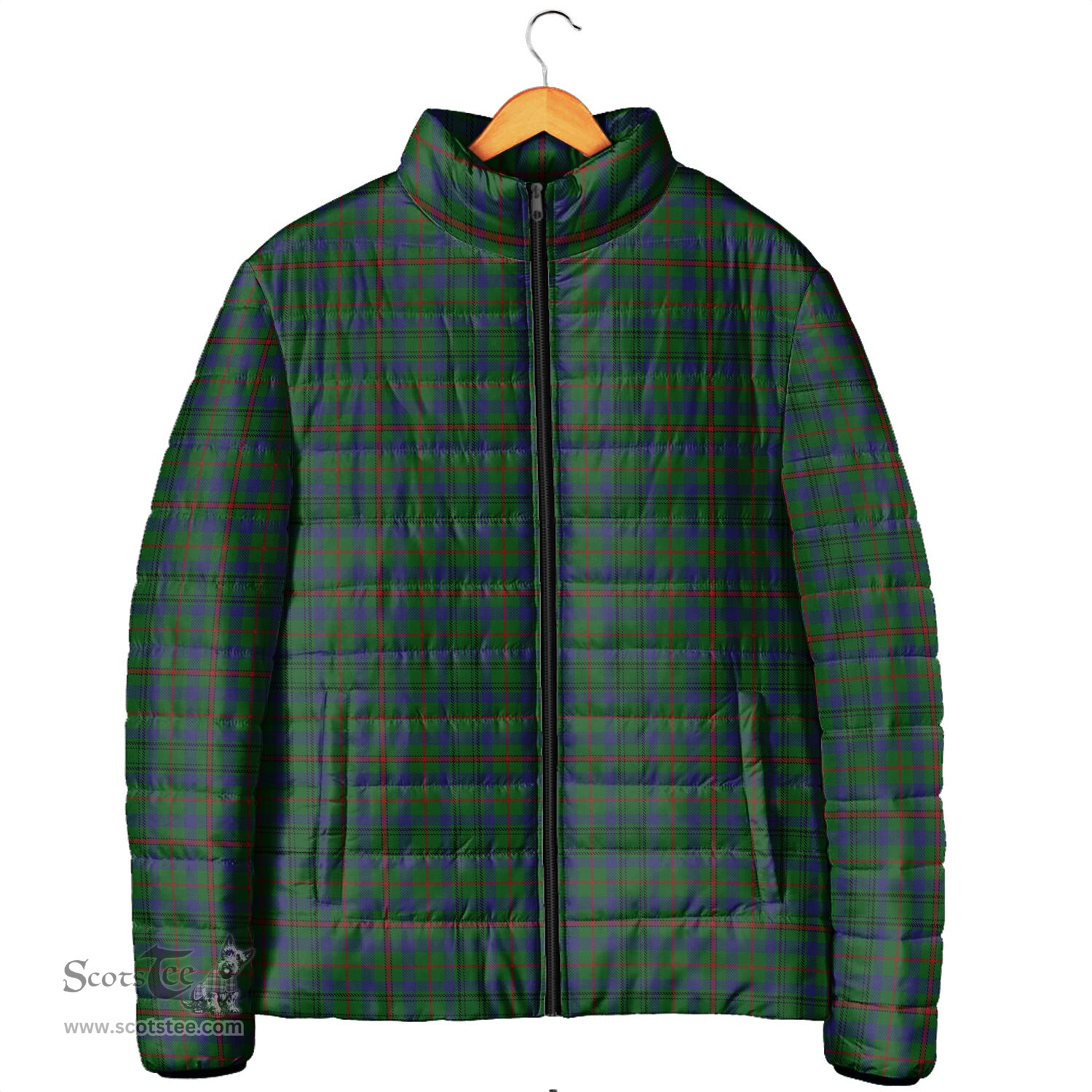 Scottish Moncrieff of Atholl Clan Tartan Padded Jacket - Tartan Plaid Jacket Scotstee Shop - Tartan Plaid - scotstee.com
