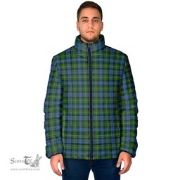 Scottish MacLeod of Skye Clan Tartan Padded Jacket - Tartan Plaid Jacket Scotstee Shop - Tartan Plaid - scotstee.com