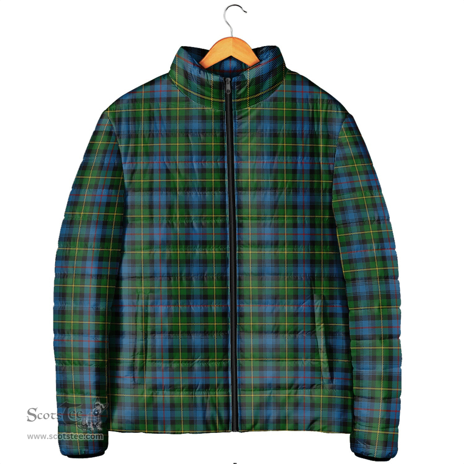 Scottish MacLeod of Skye Clan Tartan Padded Jacket - Tartan Plaid Jacket Scotstee Shop - Tartan Plaid - scotstee.com