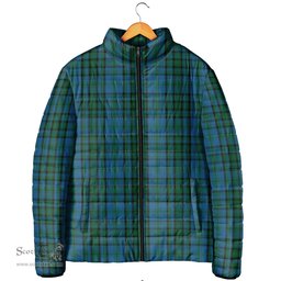 Scottish Matheson Hunting Clan Tartan Padded Jacket - Tartan Plaid Jacket Scotstee Shop - Tartan Plaid - scotstee.com