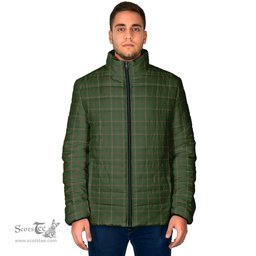 Scottish MacKinnon Hunting Clan Tartan Padded Jacket - Tartan Plaid Jacket Scotstee Shop - Tartan Plaid - scotstee.com