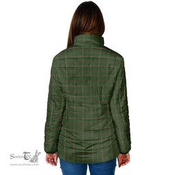 Scottish MacKinnon Hunting Clan Tartan Padded Jacket - Tartan Plaid Jacket Scotstee Shop - Tartan Plaid - scotstee.com
