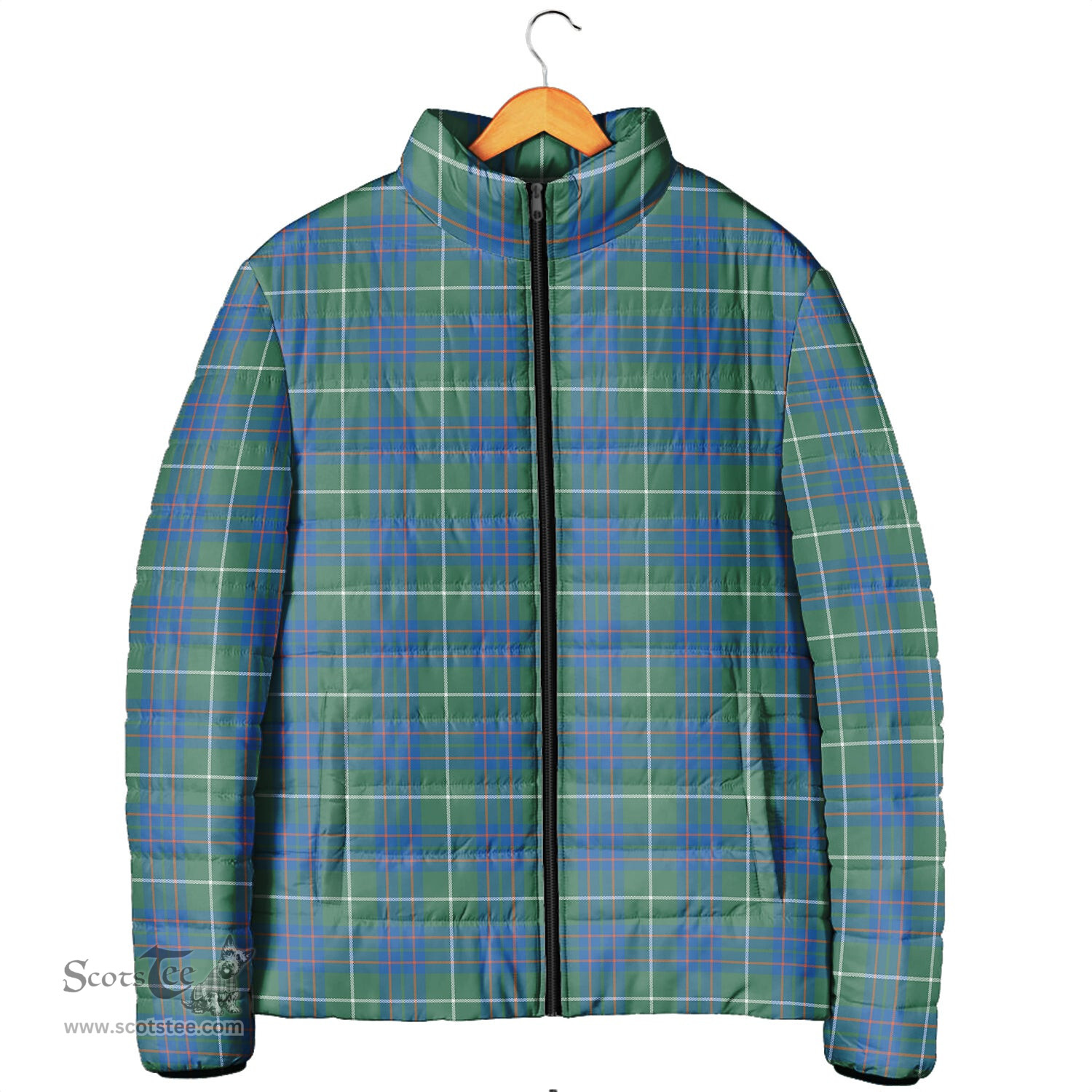 Scottish MacIntyre Hunting Ancient Clan Tartan Padded Jacket - Tartan Plaid Jacket Scotstee Shop - Tartan Plaid - scotstee.com