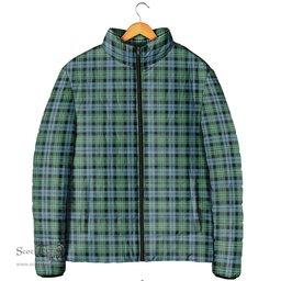 Scottish Melville Ancient Clan Tartan Padded Jacket - Tartan Plaid Jacket Scotstee Shop - Tartan Plaid - scotstee.com