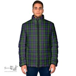 Scottish Murray of Atholl Clan Tartan Padded Jacket - Tartan Plaid Jacket Scotstee Shop - Tartan Plaid - scotstee.com