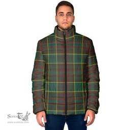 Scottish Ontario Province Canada Clan Tartan Padded Jacket - Tartan Plaid Jacket Scotstee Shop - Tartan Plaid - scotstee.com