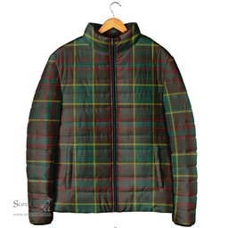 Scottish Ontario Province Canada Clan Tartan Padded Jacket - Tartan Plaid Jacket Scotstee Shop - Tartan Plaid - scotstee.com