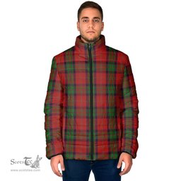 Scottish MacPherson of Cluny Clan Tartan Padded Jacket - Tartan Plaid Jacket Scotstee Shop - Tartan Plaid - scotstee.com