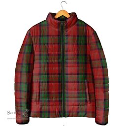 Scottish MacPherson of Cluny Clan Tartan Padded Jacket - Tartan Plaid Jacket Scotstee Shop - Tartan Plaid - scotstee.com