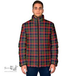 Scottish Quebec Province Canada Clan Tartan Padded Jacket - Tartan Plaid Jacket Scotstee Shop - Tartan Plaid - scotstee.com
