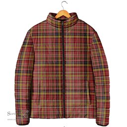 Scottish Ogilvie (Ogilvy) of Strathallan Clan Tartan Padded Jacket - Tartan Plaid Jacket Scotstee Shop - Tartan Plaid - scotstee.com