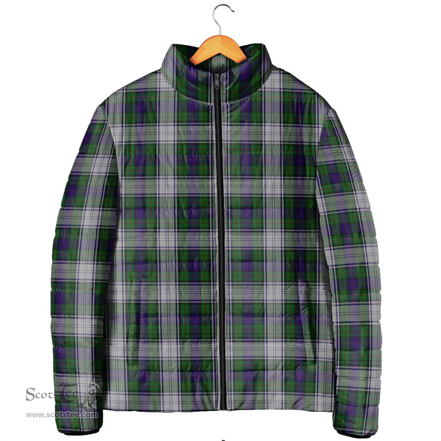 Scottish Murray of Atholl Dress Clan Tartan Padded Jacket - Tartan Plaid Jacket Scotstee Shop - Tartan Plaid - scotstee.com