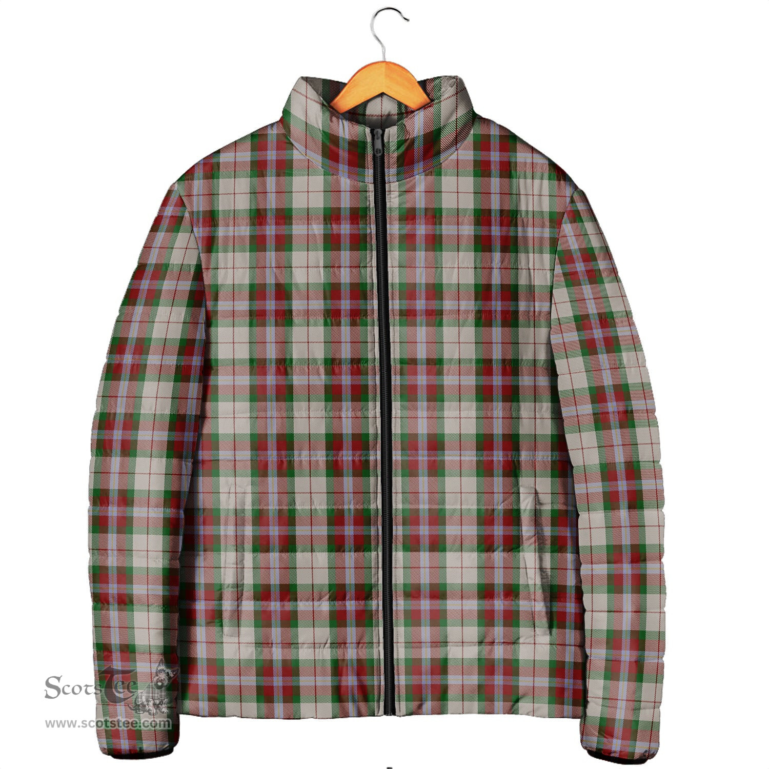 Scottish MacLean Dress Clan Tartan Padded Jacket - Tartan Plaid Jacket Scotstee Shop - Tartan Plaid - scotstee.com