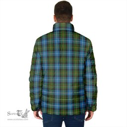 Scottish MacNeil of Barra Clan Tartan Padded Jacket - Tartan Plaid Jacket Scotstee Shop - Tartan Plaid - scotstee.com