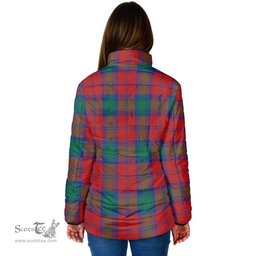 Scottish Byres (Byses) Clan Crest Tartan Padded Jacket with Family Crest - Tartan Plaid Jacket ScotsTee Shop - Tartan Plaid - scotstee.com