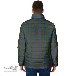Scottish Buchanan Hunting Clan Crest Tartan Padded Jacket with Family Crest - Tartan Plaid Jacket ScotsTee Shop - Tartan Plaid - scotstee.com
